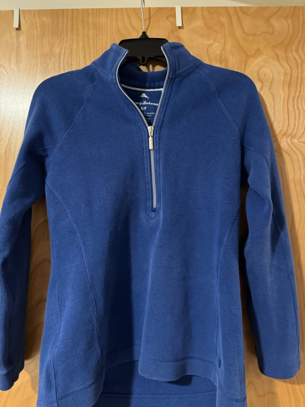 Tommy Bahama Women's Royal Blue Half-Zip Fleece Pullover